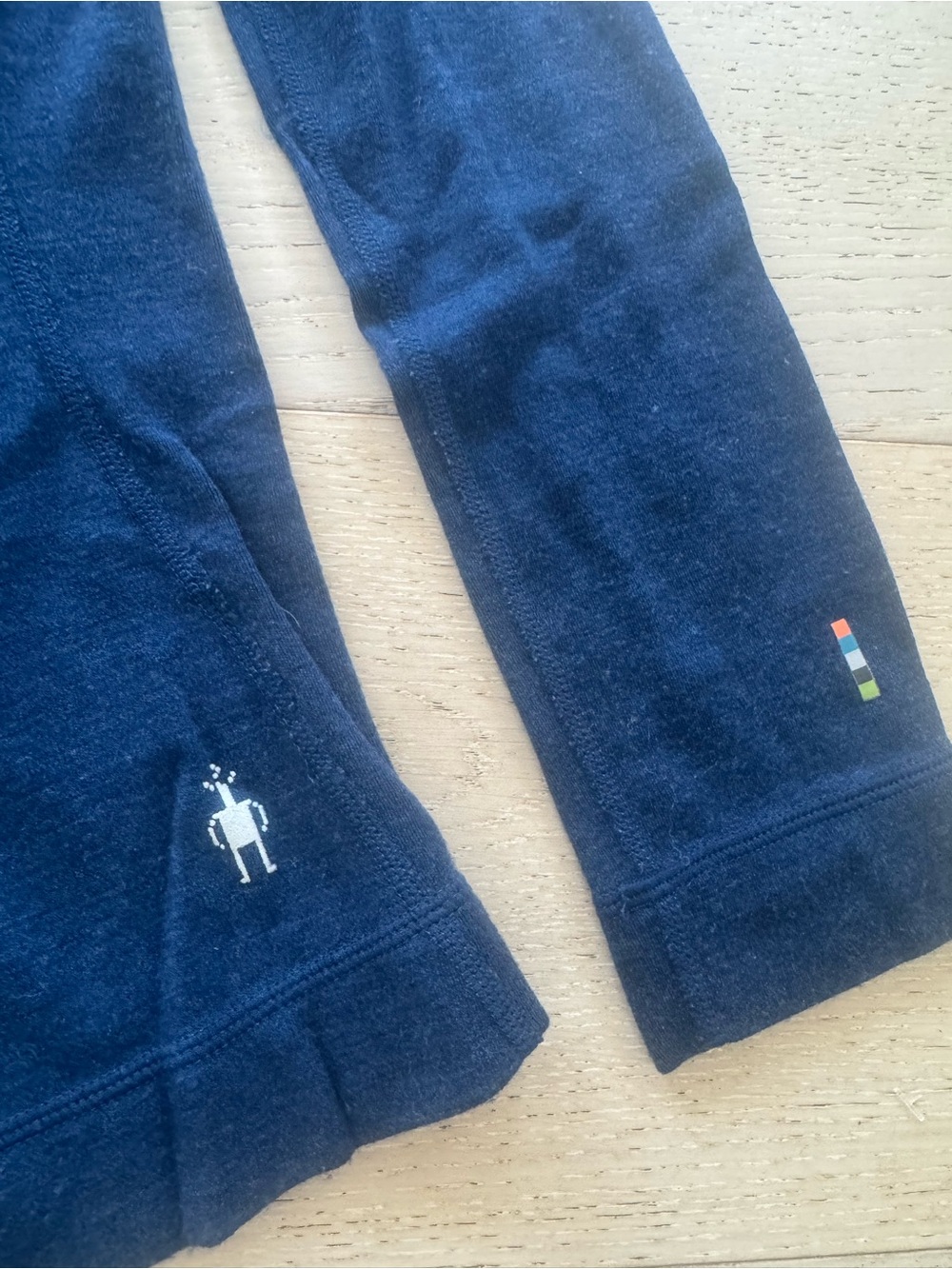 SmartWool Merino Wool 250 Baselayer Half Zip Women's M Blue Hike Camp - Picture 3 of 4